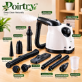 Poirtry™ Multi-Purpose Handheld Steam Cleaner with Extended Hose & Cleaning Attachments