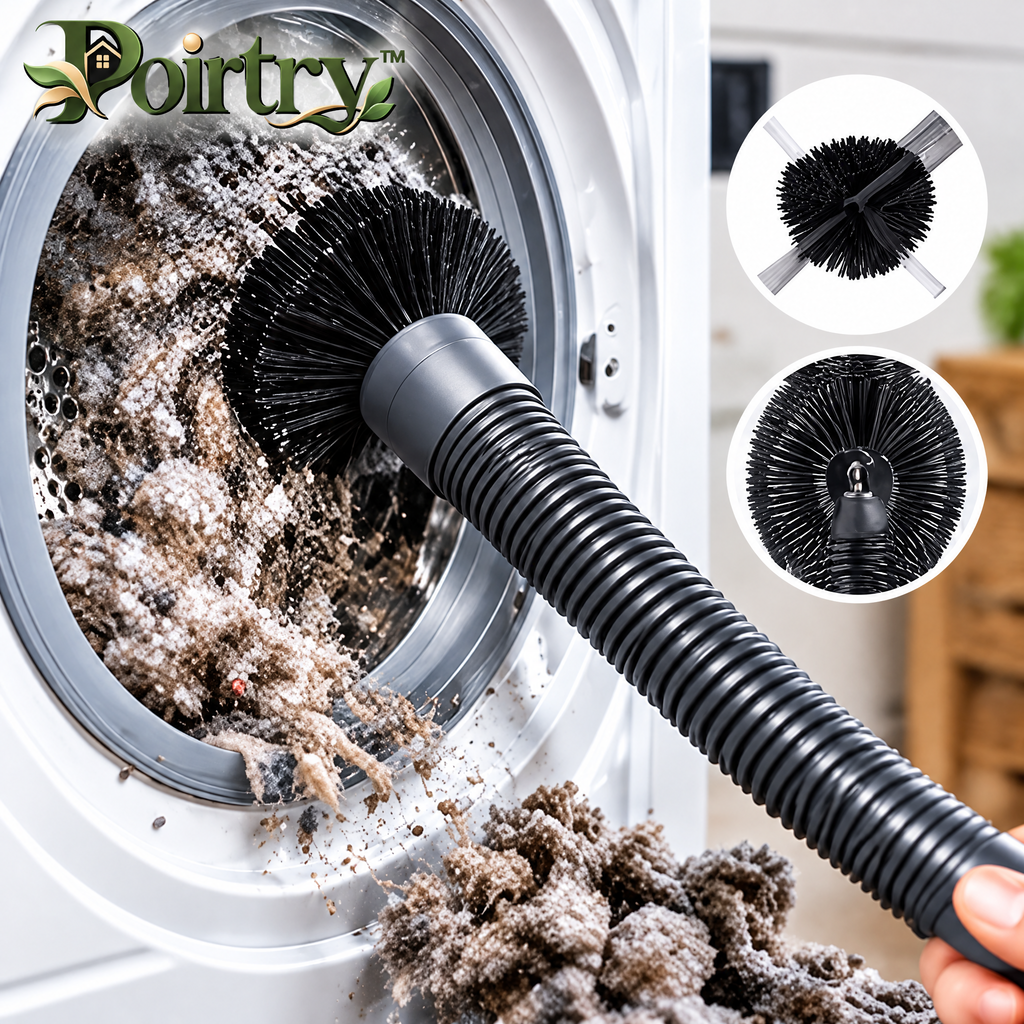 Poirtry™ Flexible Dryer Vent Cleaning Brush – Long-Reach Lint & Dust Removal Tool